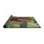 Tapis à motifs vert / brun-844620766