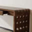 Bureau en bois massif en forme de L brun noyer avec 3 tiroirs-1814870188-1814870187