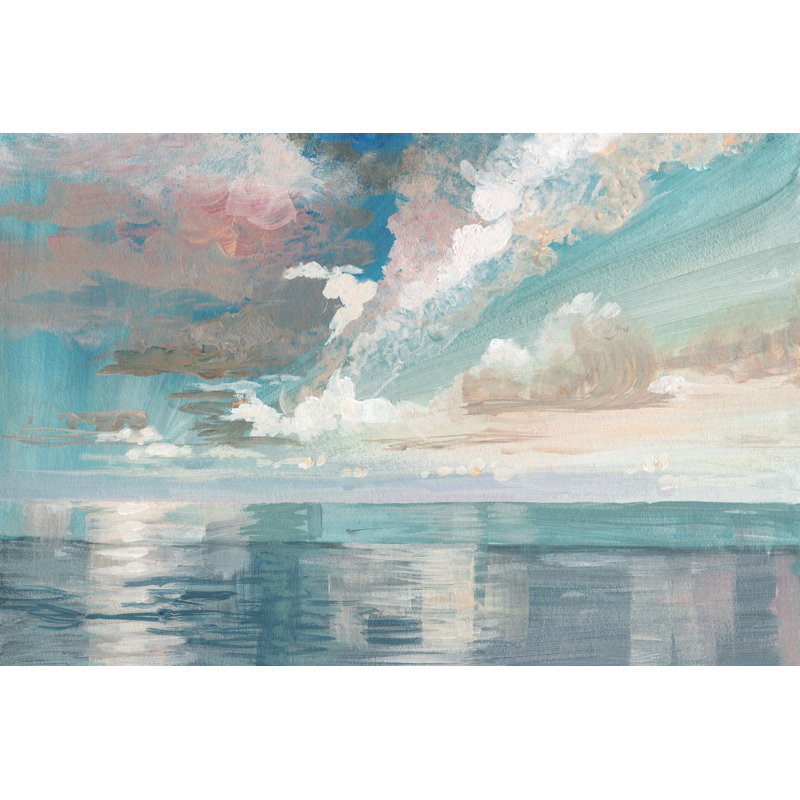 Pastel Sky - Wrapped Canvas Painting, 101cm H x 152cm W x 3.81cm D
