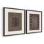 «Vintage Abstract IX», 2 pièces sur papier-305673298-305673292