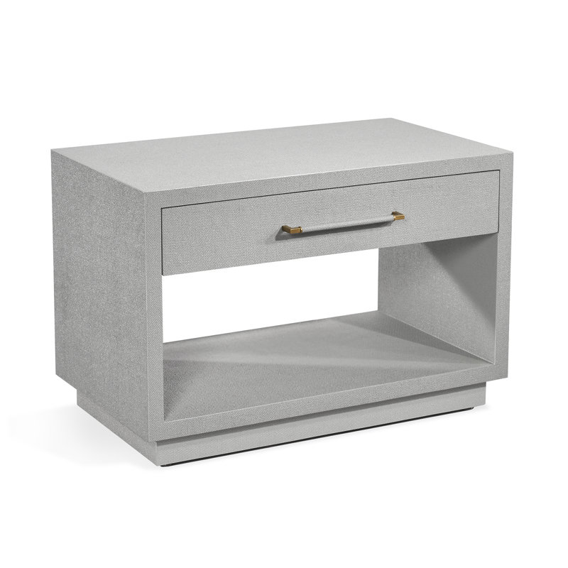 Taylor 1 - Drawer Nightstand, Light Gray