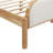 Ardin Solid Wood Bed With Boucle Upholstery-372184699-372184697