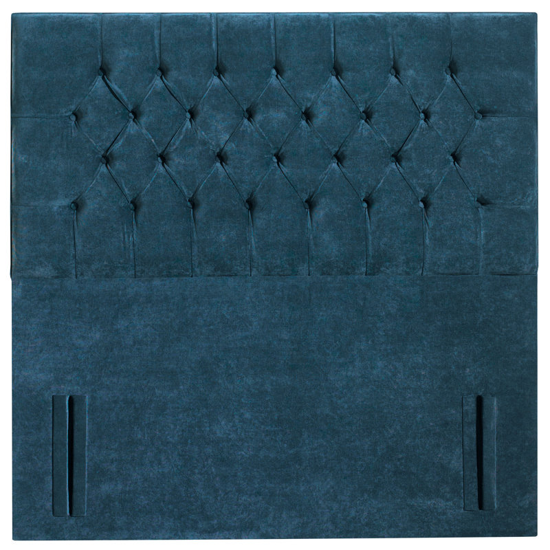 Nicolette Upholstered Headboard, Blue, Single (3')