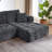 Chenille L-Shape Luxury Sectional Oversized Sofa,Mnimalist Design,Comfy Sleeper Couch for Living Room,Apartment&Reception Spaces,No Assembly Required-1906736863-1908242695