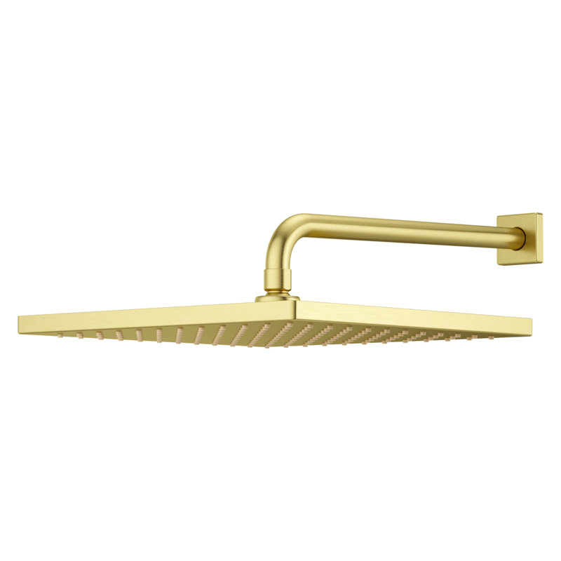 Pomme de douche fixe Rain, Nickel poli