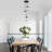 Stacyann 3 - Light Round Crystal Chandelier with Crystal Lampshade, Dining Room Light Fixture Over Table with Adjustable Height-1386922505