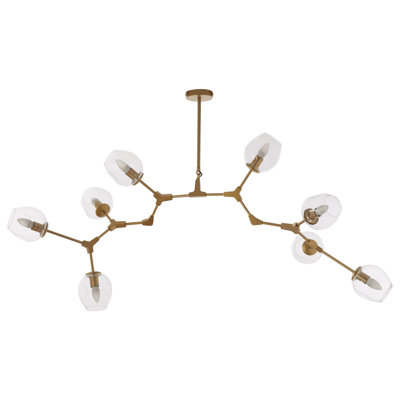 Kane 8 - Light Gold Unique/Statement Pendant