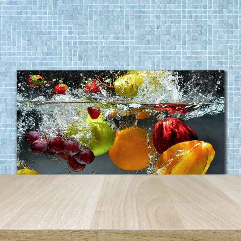 50cm W x 100cm L Glass Peel and Stick Panel