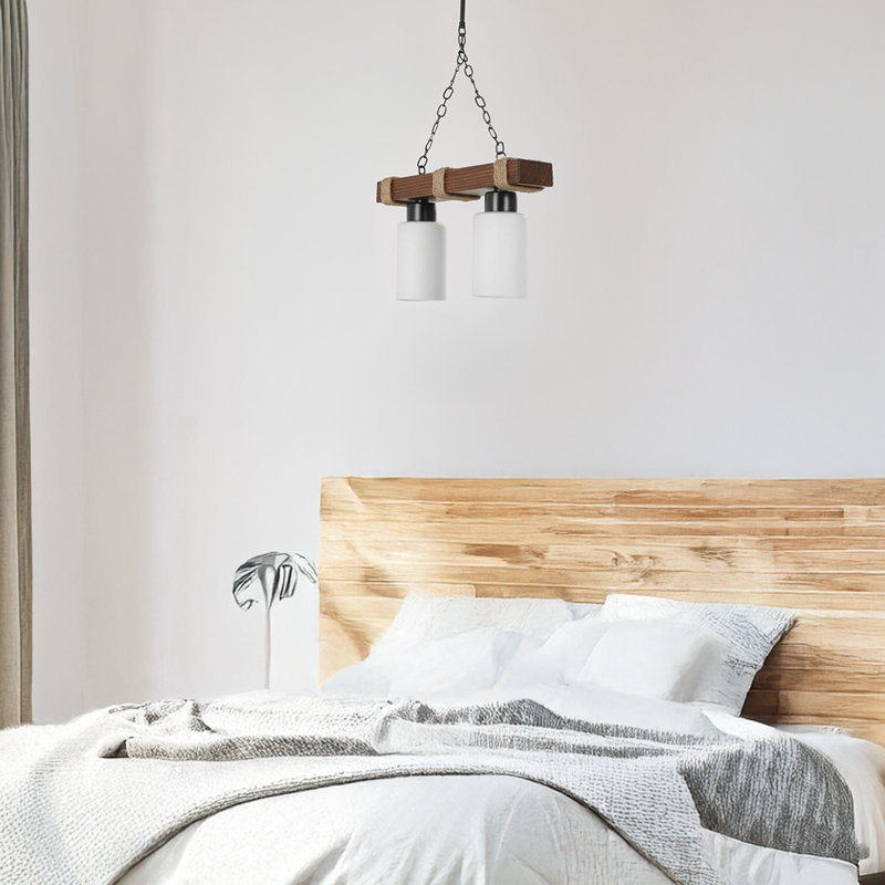 Luminaire suspendu pour îlot de cuisine 2 lumières