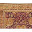 Tapis beige et rouge noué à la main de haute qualité