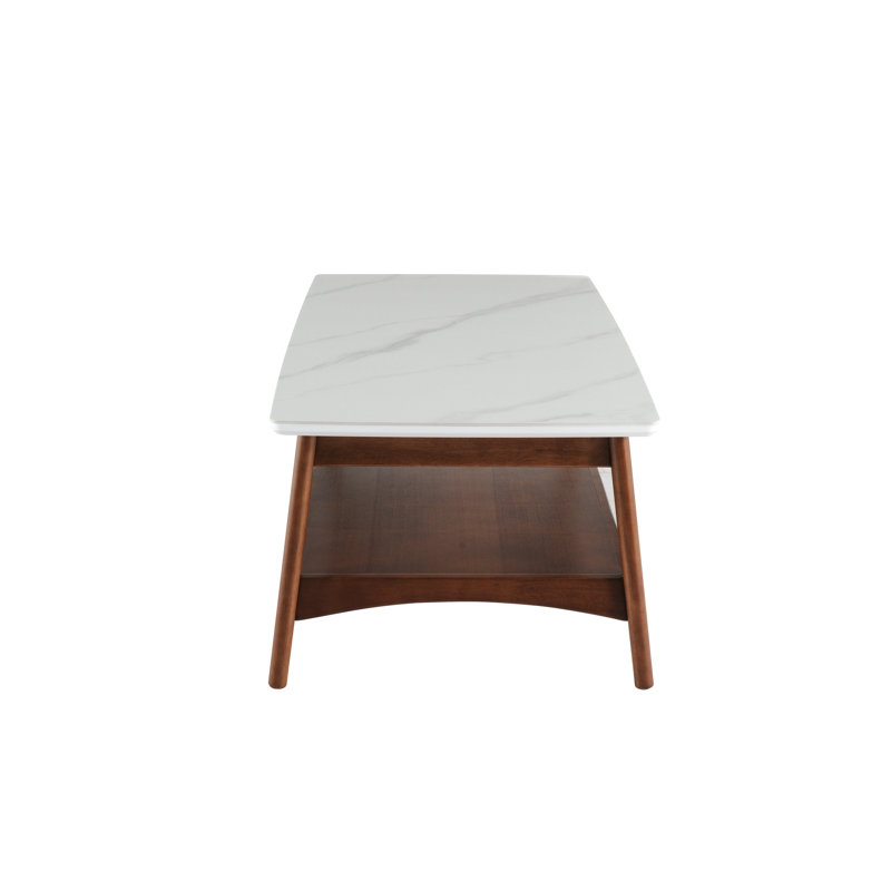 Table basse Barther avec rangement, table centrale, table basse