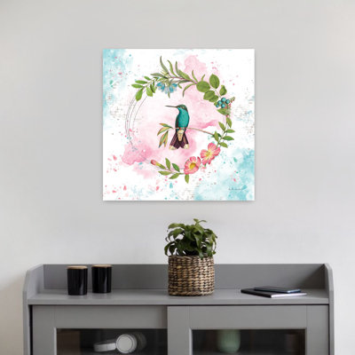 Kaleidoscope VI, art contemporain colibri vibrant