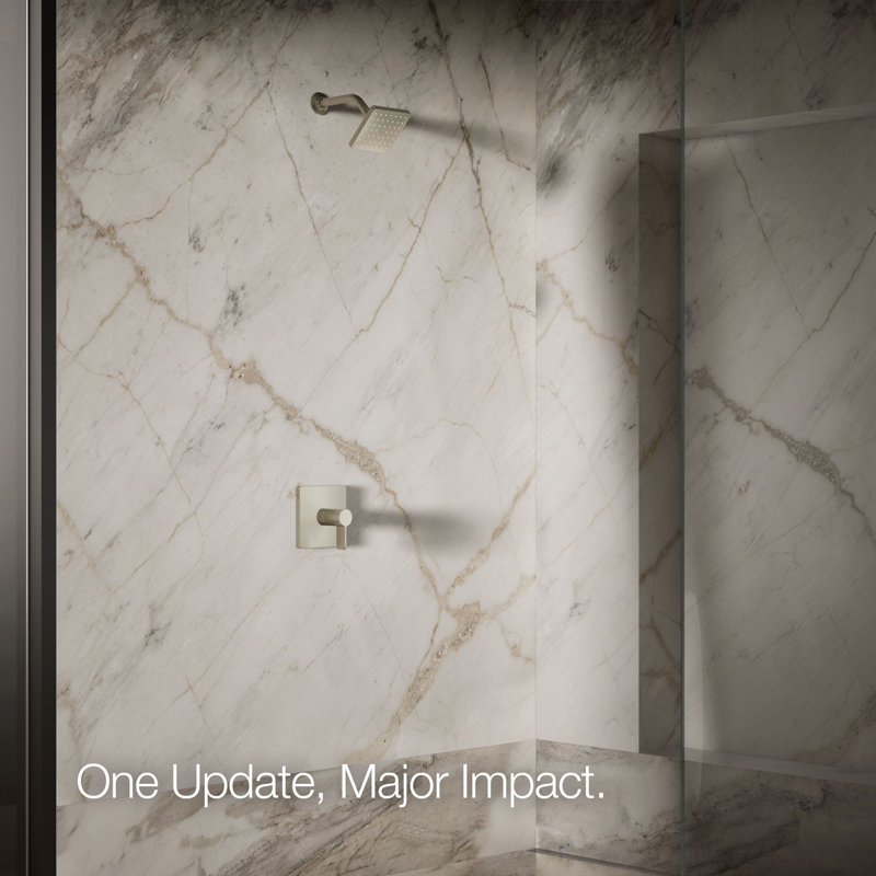 Parallel Single-Function Showerhead, 1.25 Gpm, Brushed Nickel