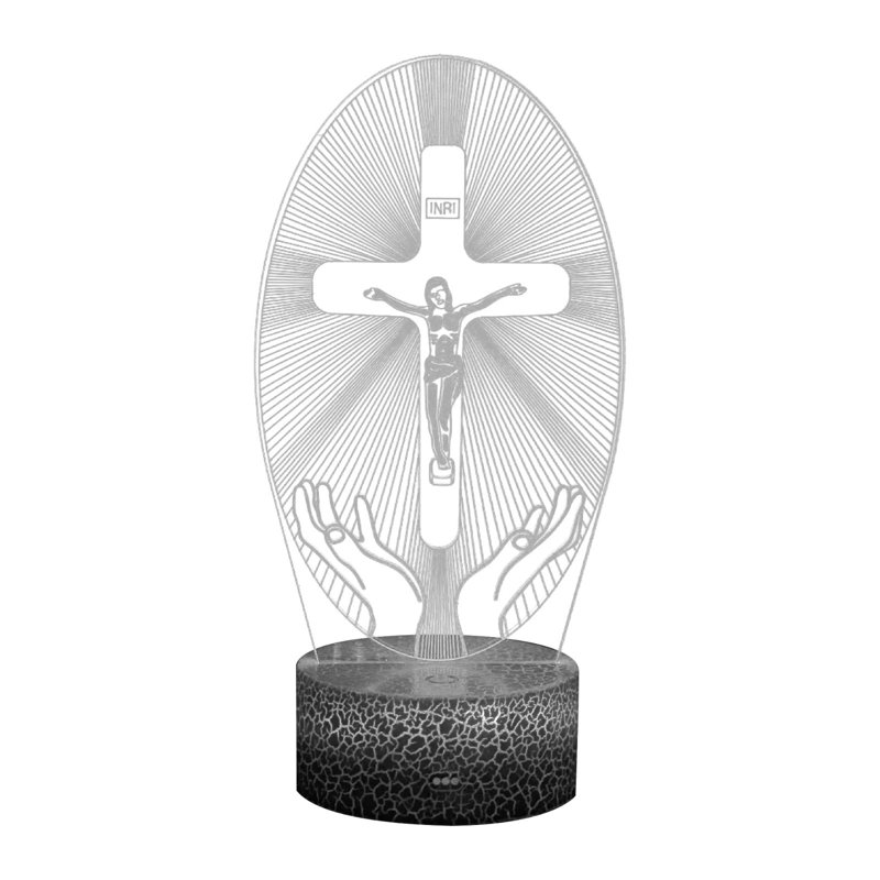 LED Night Light For Decoration Lights Blessed Mary Lamp