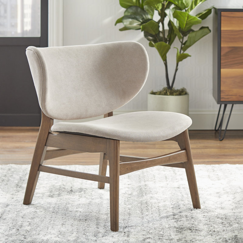 Ayres Upholstered Side Chair with Ottoman