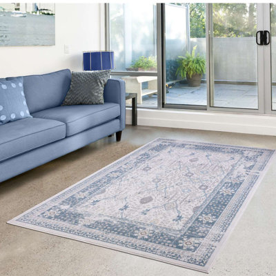 Tapis oriental bleu clair Payne