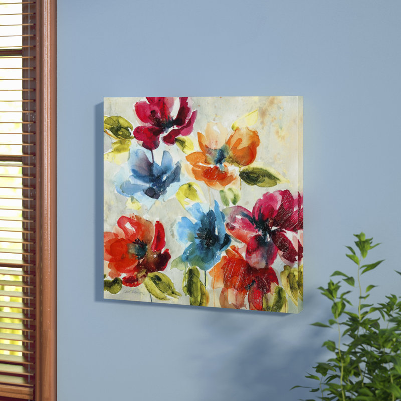 « color my world i », reproduction sur toile tendue, H 16 po x l 16 po x p 1,5 po