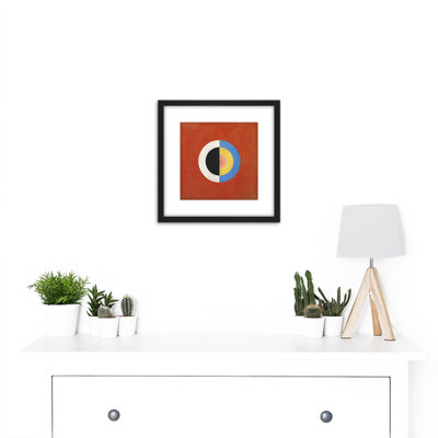 Group Ix Suw The Swan No 17 Abstract by Hilma Af Klint - Single Picture Frame Painting