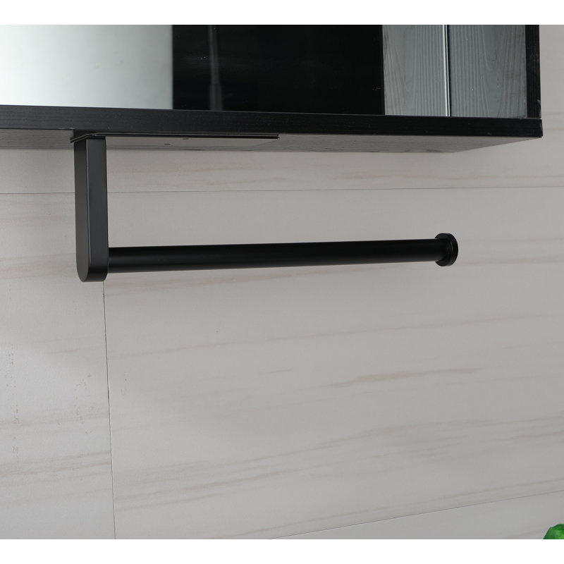 2 Pack Wall Mount Paper Towel Holder, Matte Black