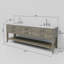Meuble-lavabo double l 84 po x P 22 po Norwalk-104786607