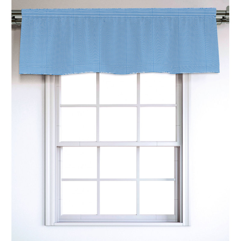 Sateen Ruffled Window Valance