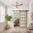 52 Inch 3-Blade Gold Ceiling Fan, No Light, 6-Speed with Wood Grain Blades