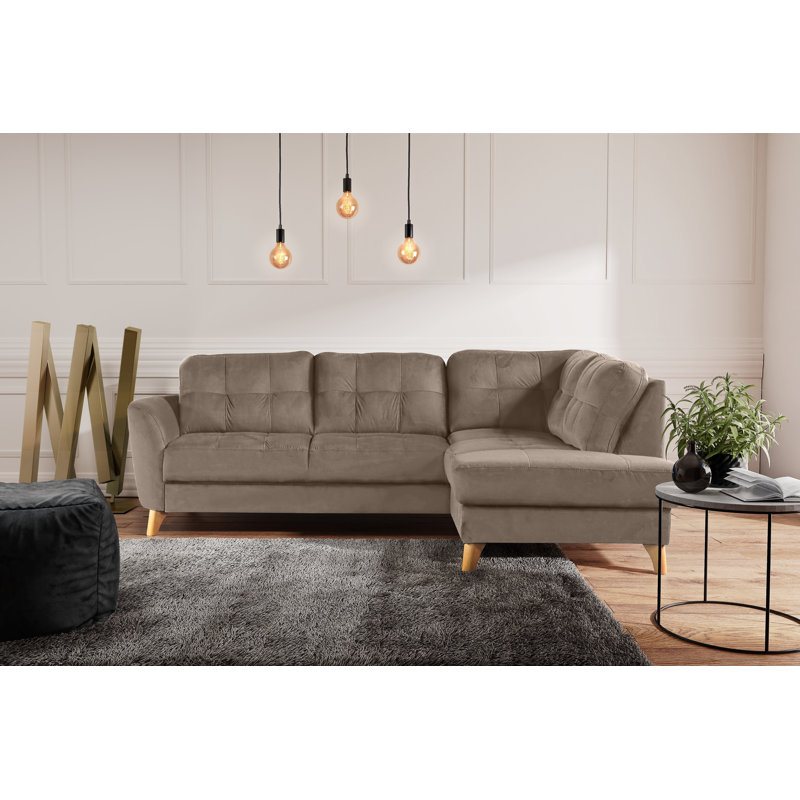 Hunnewell Sleeper Corner Sofa, Parchment, Right Hand Facing