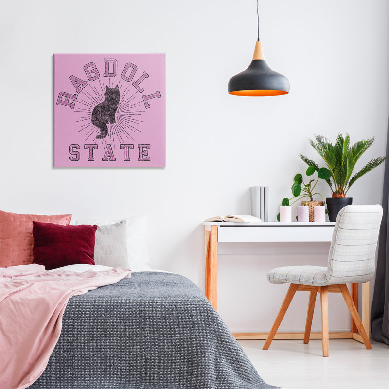 Art mural sur toile Ragdoll Cat State par Spirit Animals / Life Is High, H 30 po x l 30 po