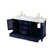 Hansford 60'' Double Bathroom Vanity with Marble Top