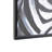 Canvas Zebra Black Framed Wall Art with Gold Foil Accents