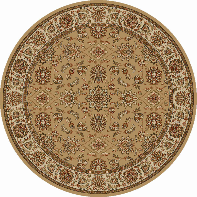 Oriental Indoor Rug, Round 5'3"