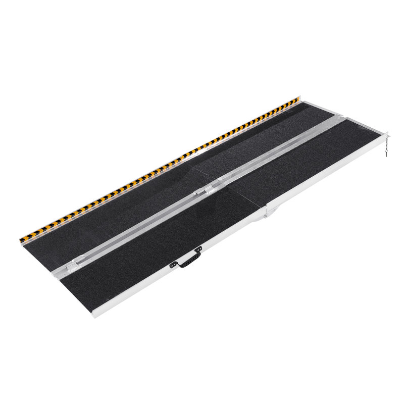 VEVOR Aluminum Foldable 3.15'' L Threshold Ramp, 15.08" H x 42.72" W x 9.25" D