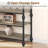 52.56" Console Table With 3 Drawers