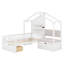 Lit simple avec canapé rembourré Hildemarie-1893823556