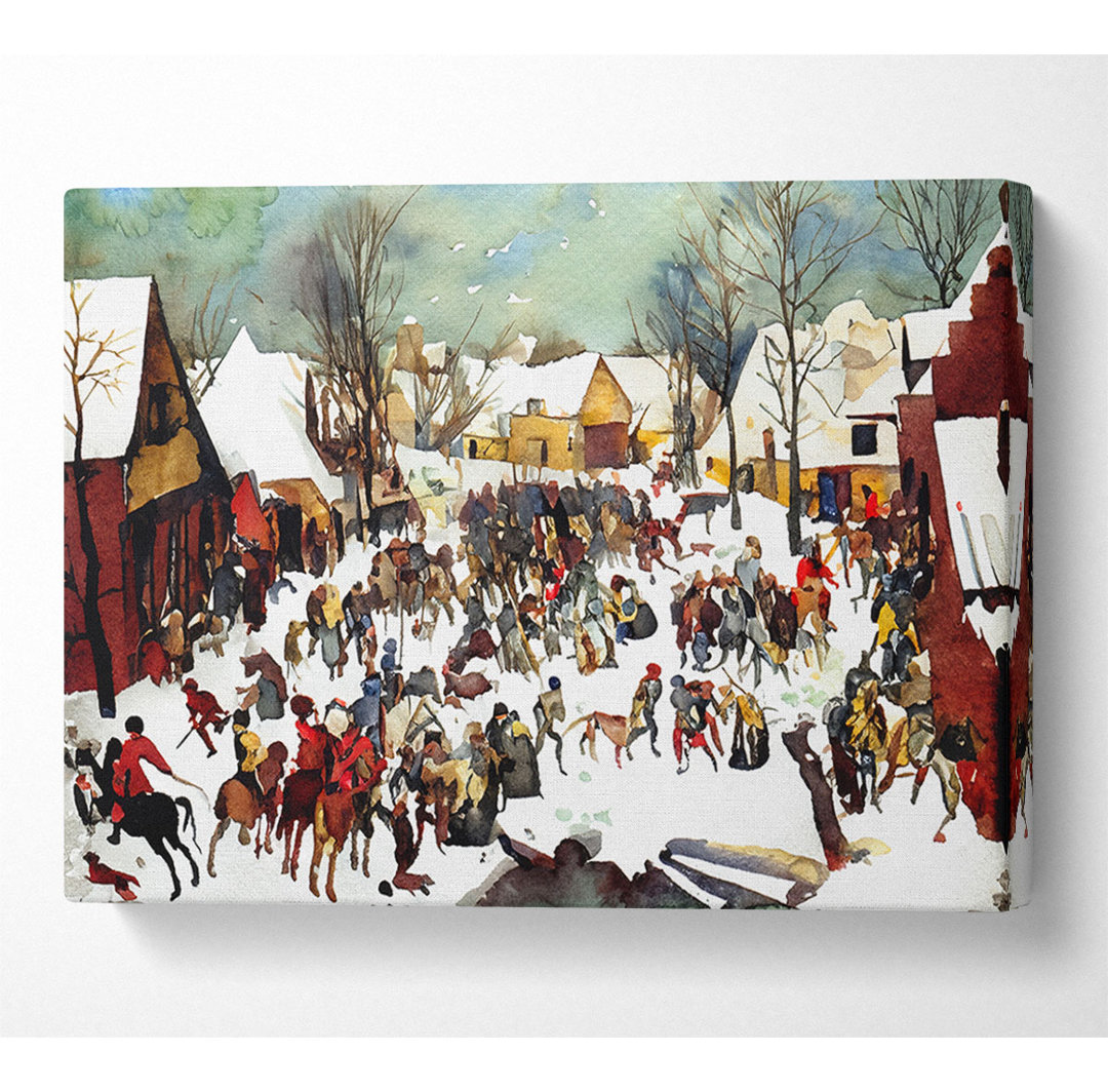 Pieter Bruegel Kindermord in Bethlehem - Kunstdrucke auf Leinwand