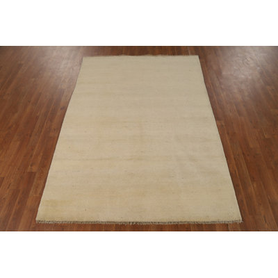 Tapis oriental moderne en laine Gabbeh 5 x 6