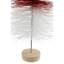 Arbre de Noël scintillant rouge et blanc en sisal-76031325