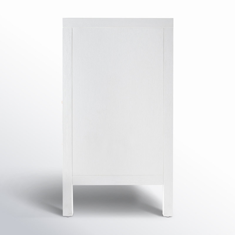 Nora 6-Drawer Dresser, Textured White