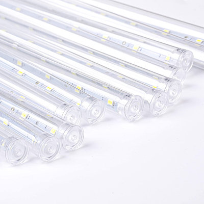 10-Tube Meteor Shower Christmas Lights, 360 LED Falling Rain Icicle Lights