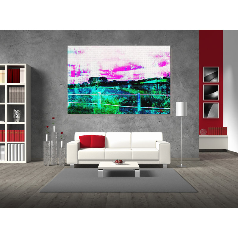 1 Piece Wrapped Canvas Wall Art, 61 cm H x 92 cm W x 4 cm D