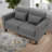 Heron 58.5" Upholstered Sleeper Sofa-1511784624