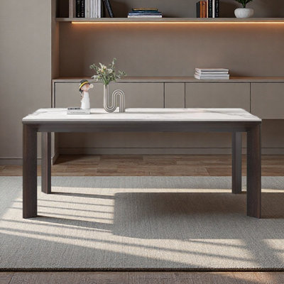 Simple desk with granite tabletop,spacious surface