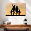 Silhouette de famille Leisha-108736484