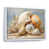 White Floater Framed