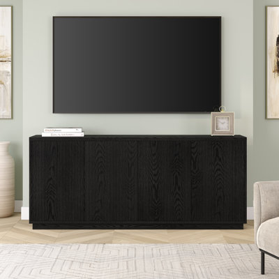 Alston 68" Wide Rectangular Fluted Buffet Table
