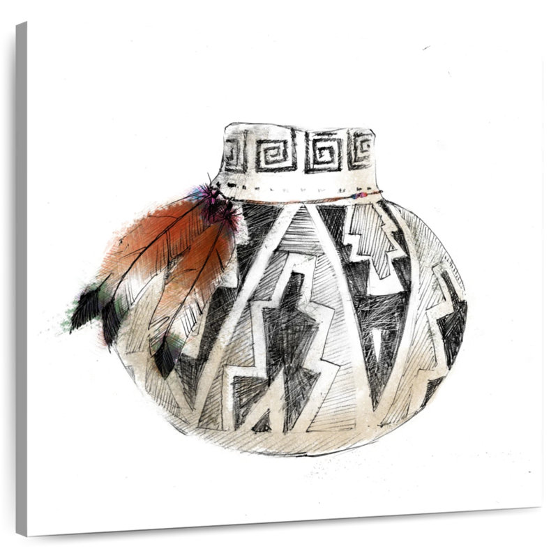 Lelar Indian Pottery, 36" H x 36" W