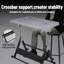 Établi de soudage à capacité de table pliable, banc de travail en acier au carbone avec 3 angles d'inclinaison, rails de guidage rétractables pour la réparation de l'ensemble de soudage