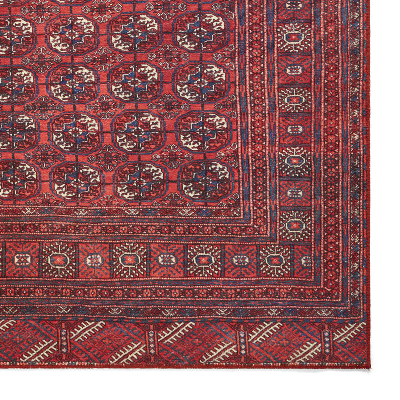 Vintage Look Digitally Printed Area Rug, Rectangle 190 x 290 cm