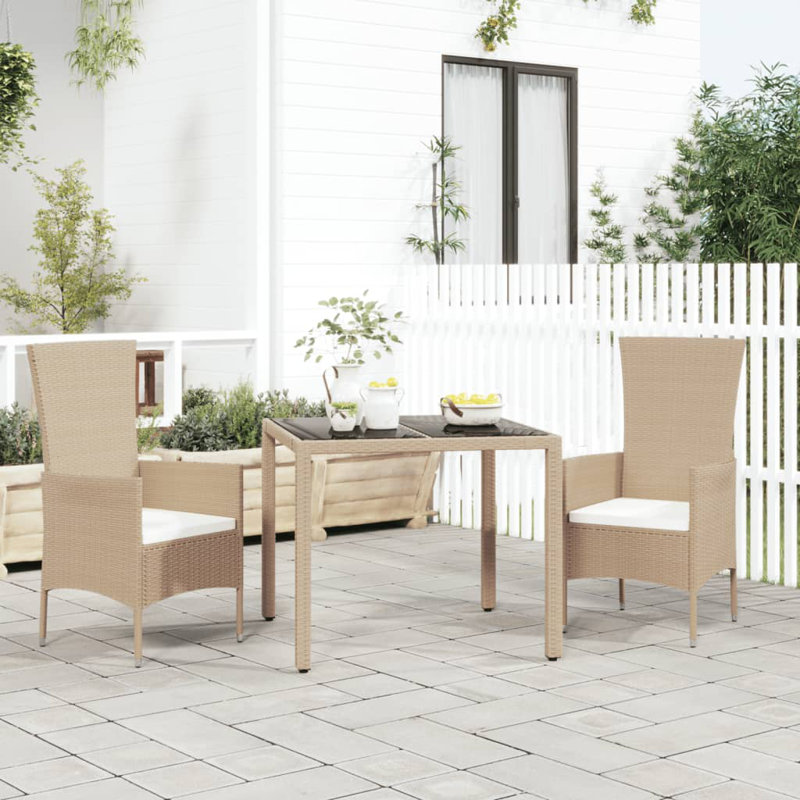 Lotje Square 2 - Person 90cm L Table