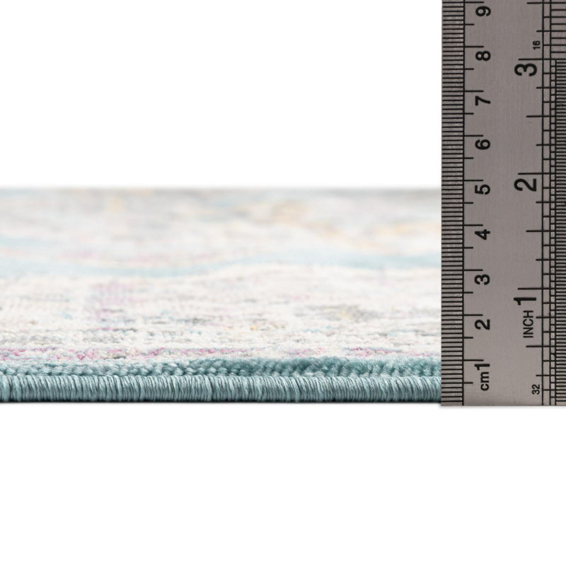 Paragon Floral Indoor Rug, Rectangle 4'3" x 6'